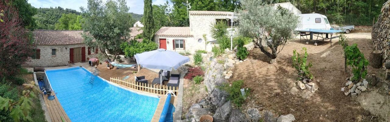 Apartament L'Establoun Saint-Martin-de-Brômes Zewnętrze zdjęcie